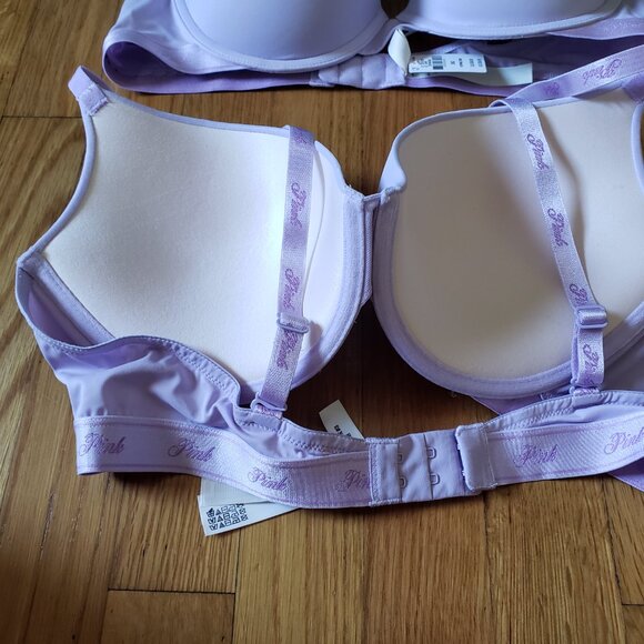 Pink Victoria's Secret Wear Everywhere Pushup Bras NWT 36C - Picture 5 of 5